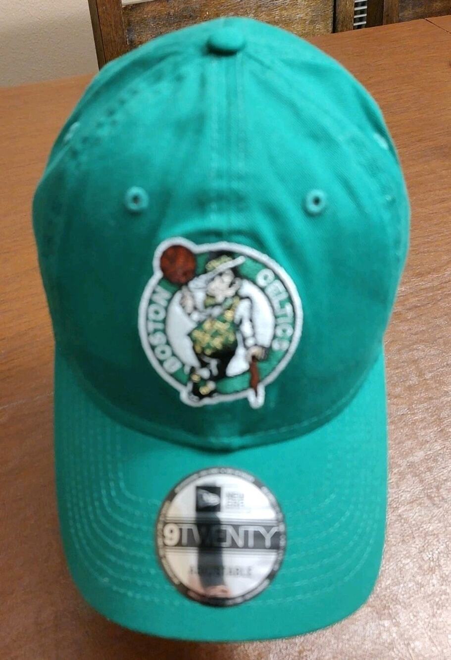 Boston Celtics Hat Adjustable New Era 9TWENTY Green NBA Basketball NEW